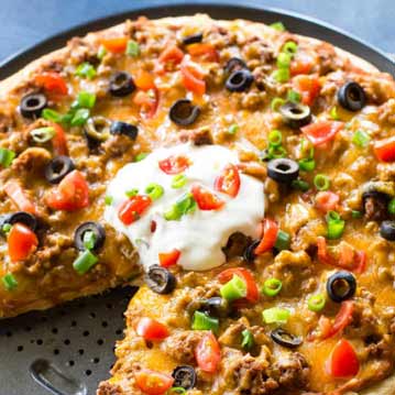 Taco Pizza